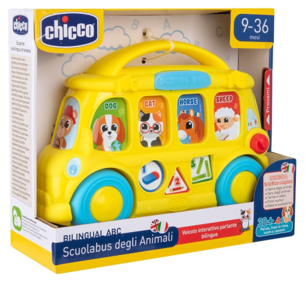 CHICCO ABC SCHOOL BUS ITA/ENG — immagine 1