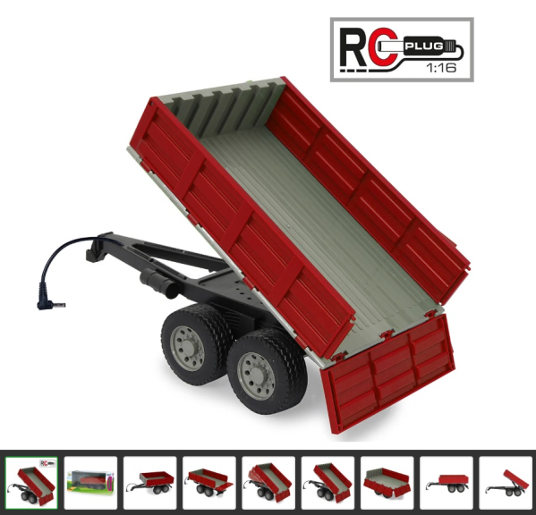 JAMARA CASSONE RIBALTABILE ROSSO 1:16 x r/c