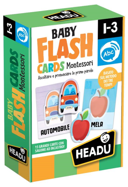 HEADU Flashcards Baby Montessori