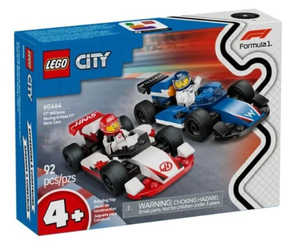 LEGO 60464 F1 WILLIAMS VS HAAS — immagine 1