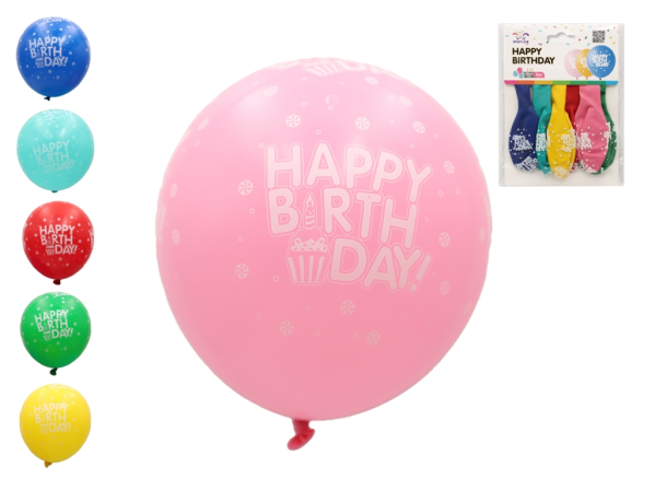 PALLONCINO TORTINA E HAPPY BIRTHDAY