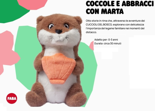 FABA COCCOLE E ABBRACCI CON MARTA