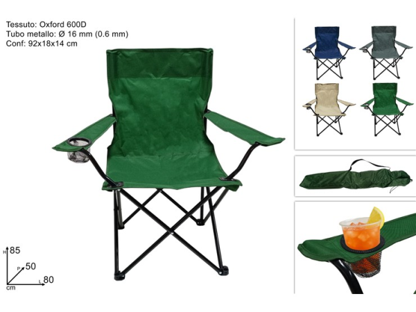 SEDIA CAMPING COL.ASS — immagine 1