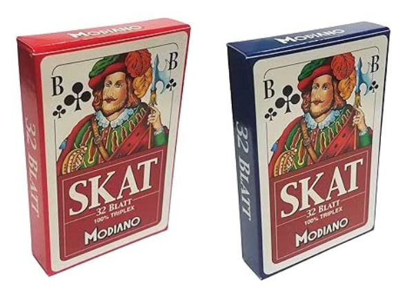 CARTE SKAT BLU/ROSSO — immagine 1