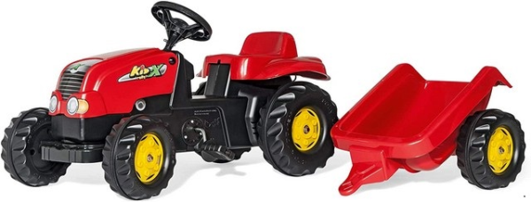 TRATTORE ROLLY KID C/RIMORCHIO