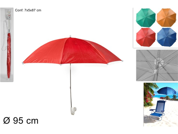 OMBRELLO PARASOLE 95cm MULTIUSO — immagine 1