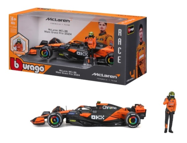 AUTO 1:24 F1 MC LAREN MCL39 2024 NR. 4 NORRIS — immagine 1