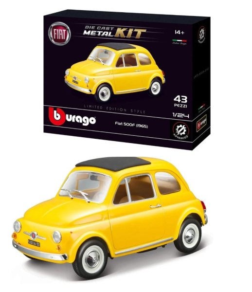 MODEL KIT 1:24 BURAGO FIAT 500F (1965) — immagine 1