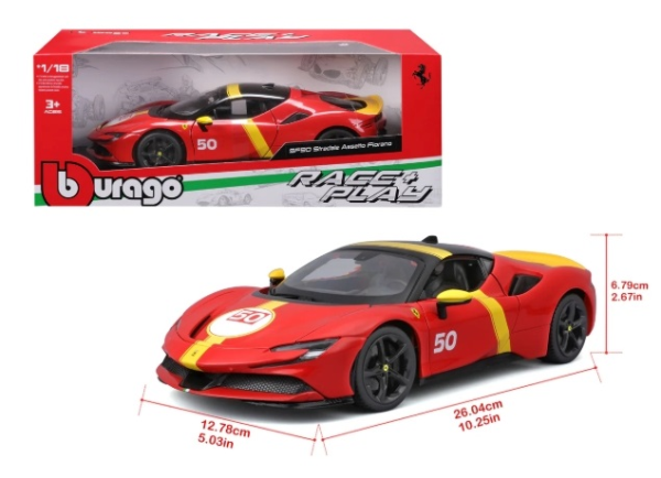 AUTO 1:18 FERRARI SF90 STRADALE LE MANS — immagine 1