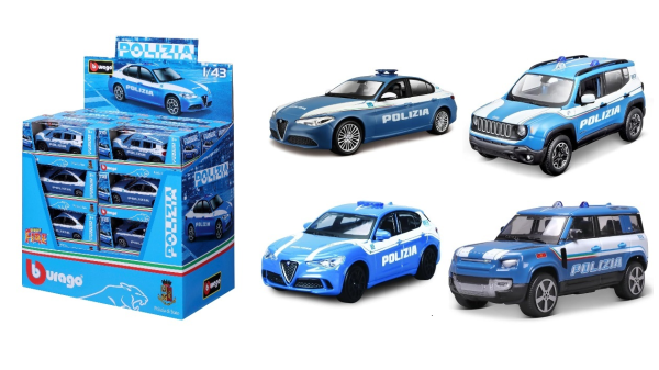 AUTO 1:43 BBURAGO POLIZIA ASS.(24) — immagine 1
