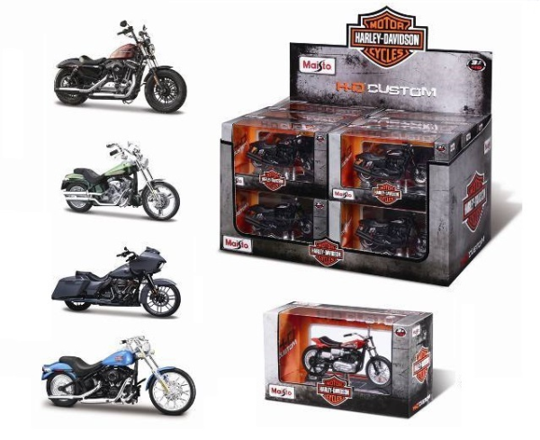 MOTO HARLEY DAVIDSON 1:18 ASS. — immagine 1