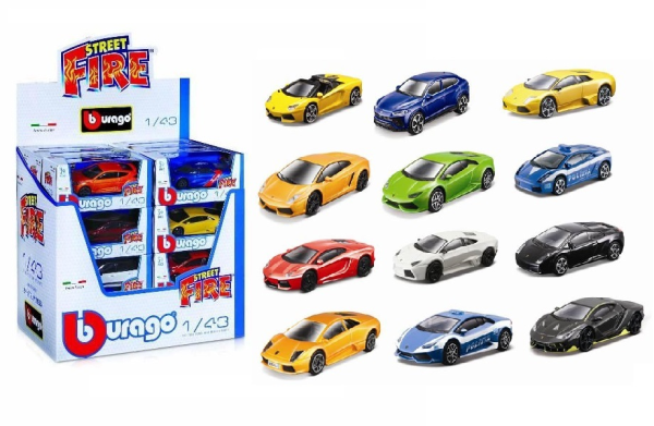 AUTO 1:43 BBURAGO LAMBORGHINI ASS. — immagine 1