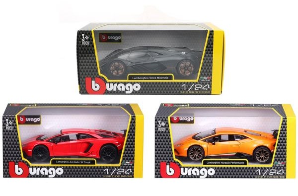 AUTO 1:24 BBURAGO LAMBORGHINI ASS — immagine 1