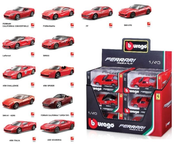 AUTO 1:43 BBURAGO FERRARI ReP(12) — immagine 1