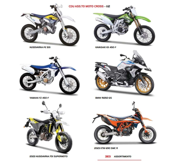 MOTO MAISTO STRADALI 1:12 — immagine 1