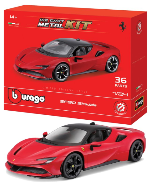 MODEL KIT 1:24 BURAGO FERRARI SF90 — immagine 1