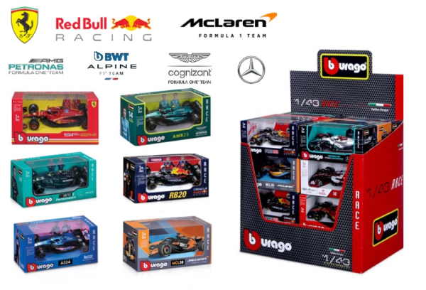 AUTO 1:43 F1 ASSORTIMENTO(24) — immagine 1