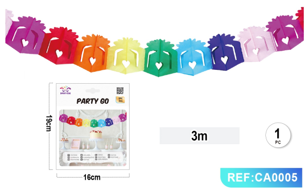 FESTONE DECORATIVO PACCO REGALO