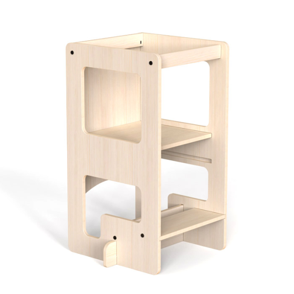 TORRE TRASFORMABILE E LAVAGNA FLIP LEGNO — immagine 1
