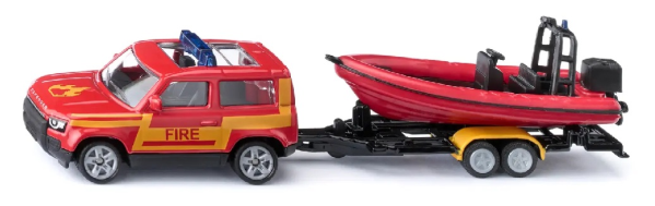 Siku 1608 Land Rover Defender c/Boat — immagine 1