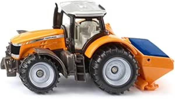 Siku TRATTORE MASSEY FERGUSON C/SALT SPREADER — immagine 1
