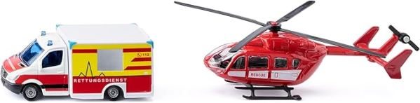 Siku 1748 Mercedes-Bens Ambulance c/Helicopter — immagine 1