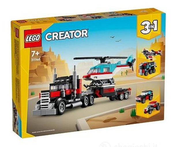 LEGO 31146 Autocarro con elicottero — immagine 1