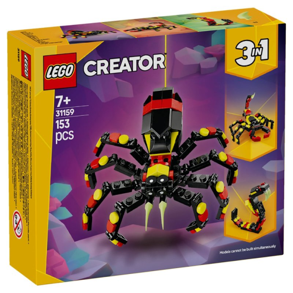LEGO 31159 Animali selvatici: ragno trasformista — immagine 1