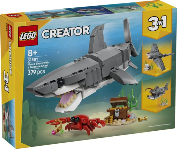 LEGO 31381 Squalo con scrigno del tesoro — immagine 1
