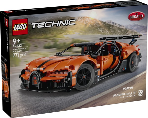 LEGO 42222 Hyper Car Bugatti Chiron Pur Sport — immagine 1