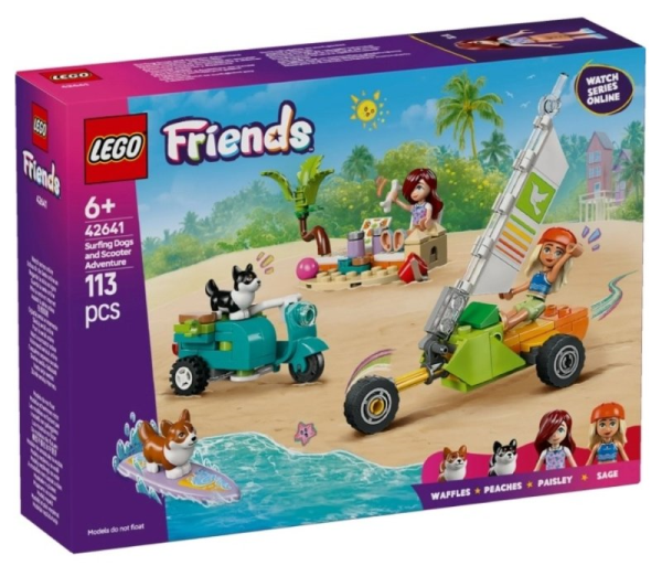 LEGO 42641 Avventure canine su windskate e sidecar — immagine 1