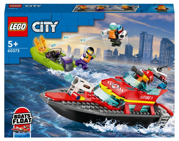 LEGO 60373 Barca di soccorso antincendio — immagine 1