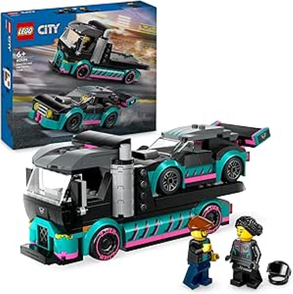 LEGO 60406 Auto da corsa e trasportatore — immagine 1