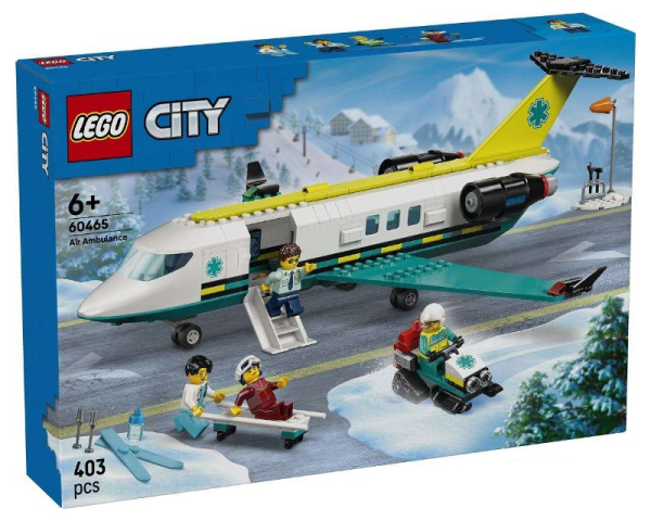 LEGO 60465 AEREO AMBULANZA DI EMERGENZA — immagine 1