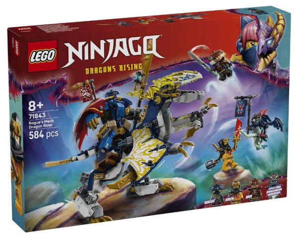 LEGO 71843 MECH CAVALCA DRAGO DI ROGUE — immagine 1