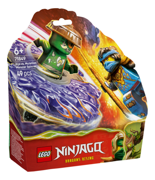 LEGO 71849 Nya contro Spinner Mostro della Mutazione