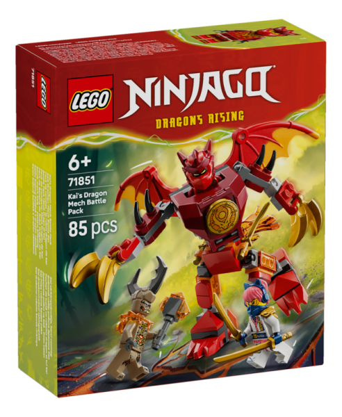 LEGO 71851 Battle Pack Mech Drago di Kai