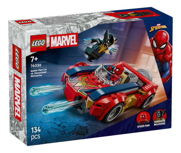 LEGO 76336 Auto di Spider-Man vs. Venomized Wol — immagine 1