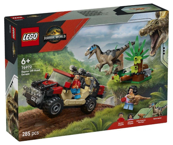 LEGO 76972 FUGA DAK RAPTOR SUL FUORISTRADA — immagine 1