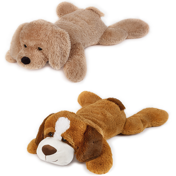 CANE STESO PELUCHE 2 COL. ASS.