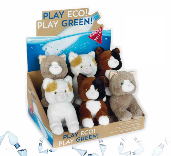 GATTO PELUCHE MEDIO (6) 1pz. — immagine 1