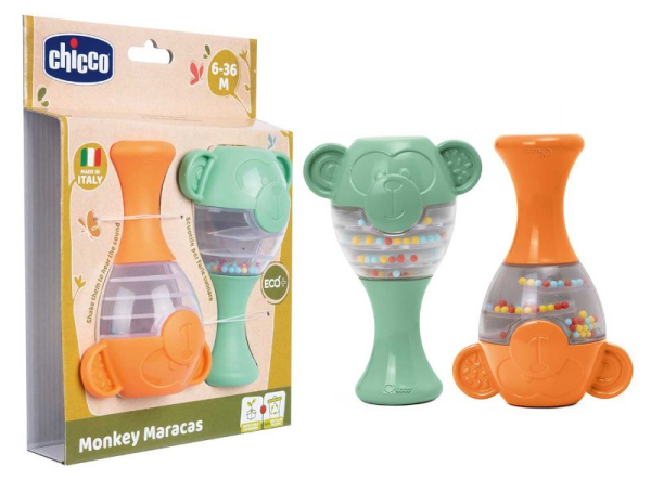 CHICCO ECOpiù MARACAS SCIMMIE — immagine 1