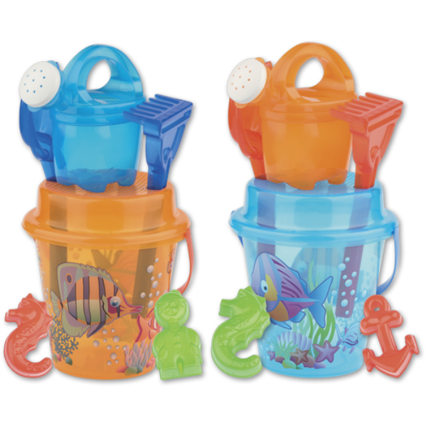CONF. MARE CRAZY FISH TRASPARENTE COLORATA — immagine 1