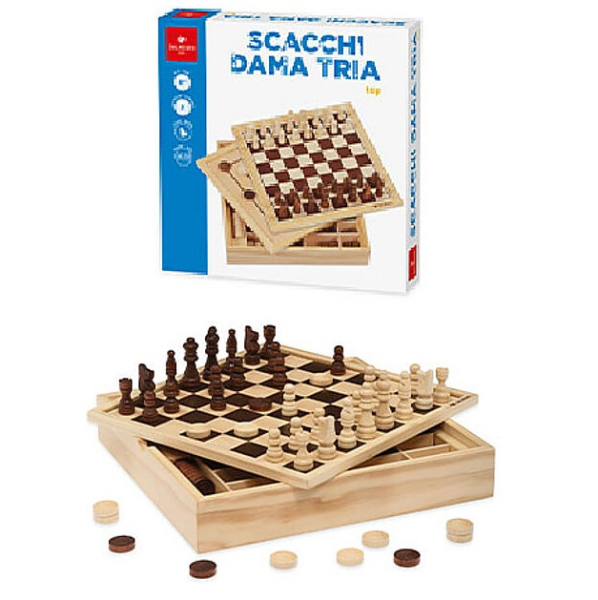 SCACCHI DAMA TRIA TOP CM.30 — immagine 1
