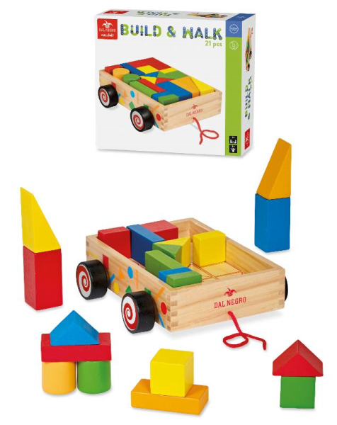LEGNO CARRO BUILD E WALK — immagine 1