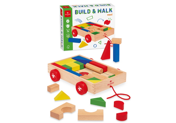 LEGNO CARRO BUILD AND WALK MAXI — immagine 1