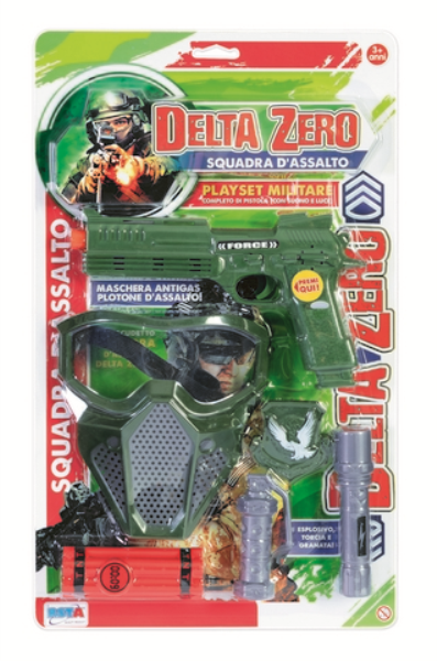 SET MILITARE DELTAZERO CON PISTOLA — immagine 1