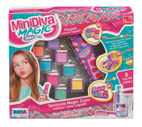 SET MINIDIVA COSMETICI SPAZZOLA MAGIC COLOR