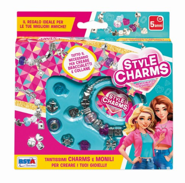 SET BRACCIALETTI STYLE CHARMS (6) — immagine 1