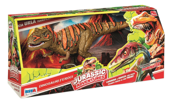 DINO TIRANNOSAURO CAMMINANTE LUCI E SUONI — immagine 1